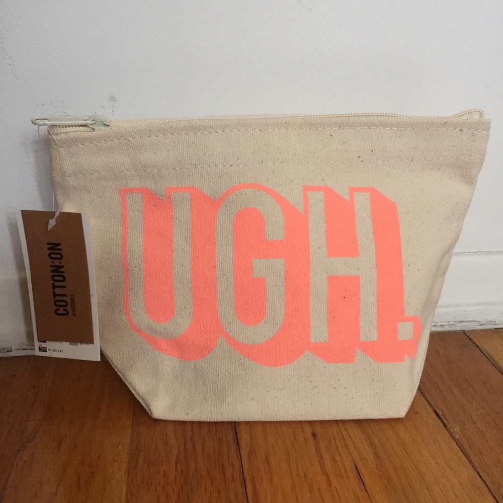 NWT UGH. Cosmetic Bag Cotton On
